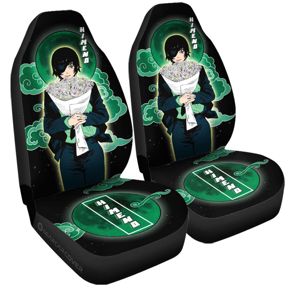 Himeno Car Seat Covers Custom Chainsaw Man Anime - Gearcarcover - 3