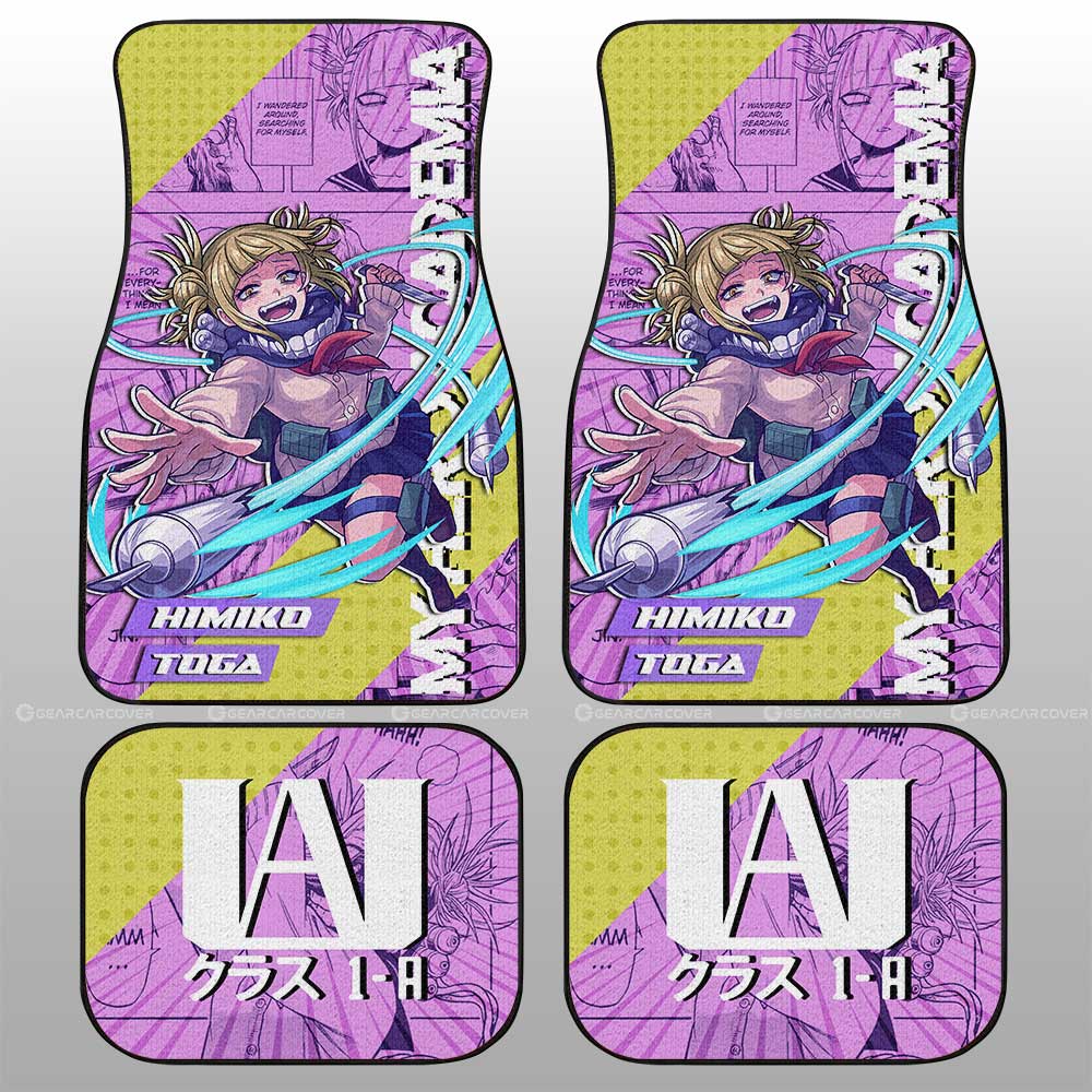 Himiko Toga Car Floor Mats Custom My Hero Academia Car Interior Accessories - Gearcarcover - 1