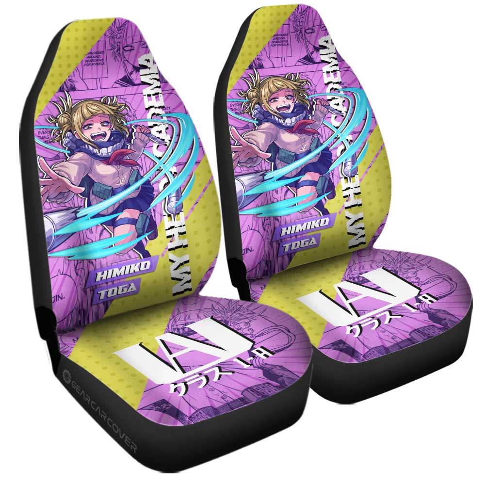 Himiko Toga Car Seat Covers Custom My Hero Academia Car Interior Accessories - Gearcarcover - 3