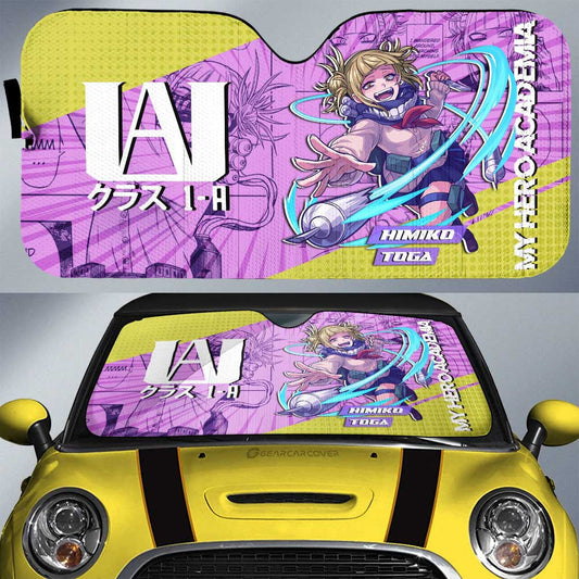Himiko Toga Car Sunshade Custom My Hero Academia Car Interior Accessories - Gearcarcover - 1