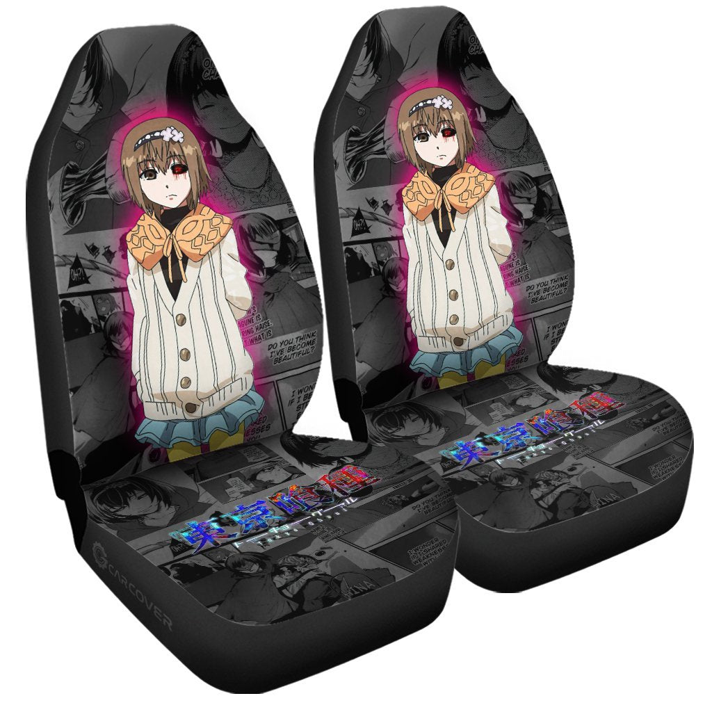 Hinami Fueguchi Car Seat Covers Custom Anime Tokyo Ghoul Car Interior Accessories - Gearcarcover - 3