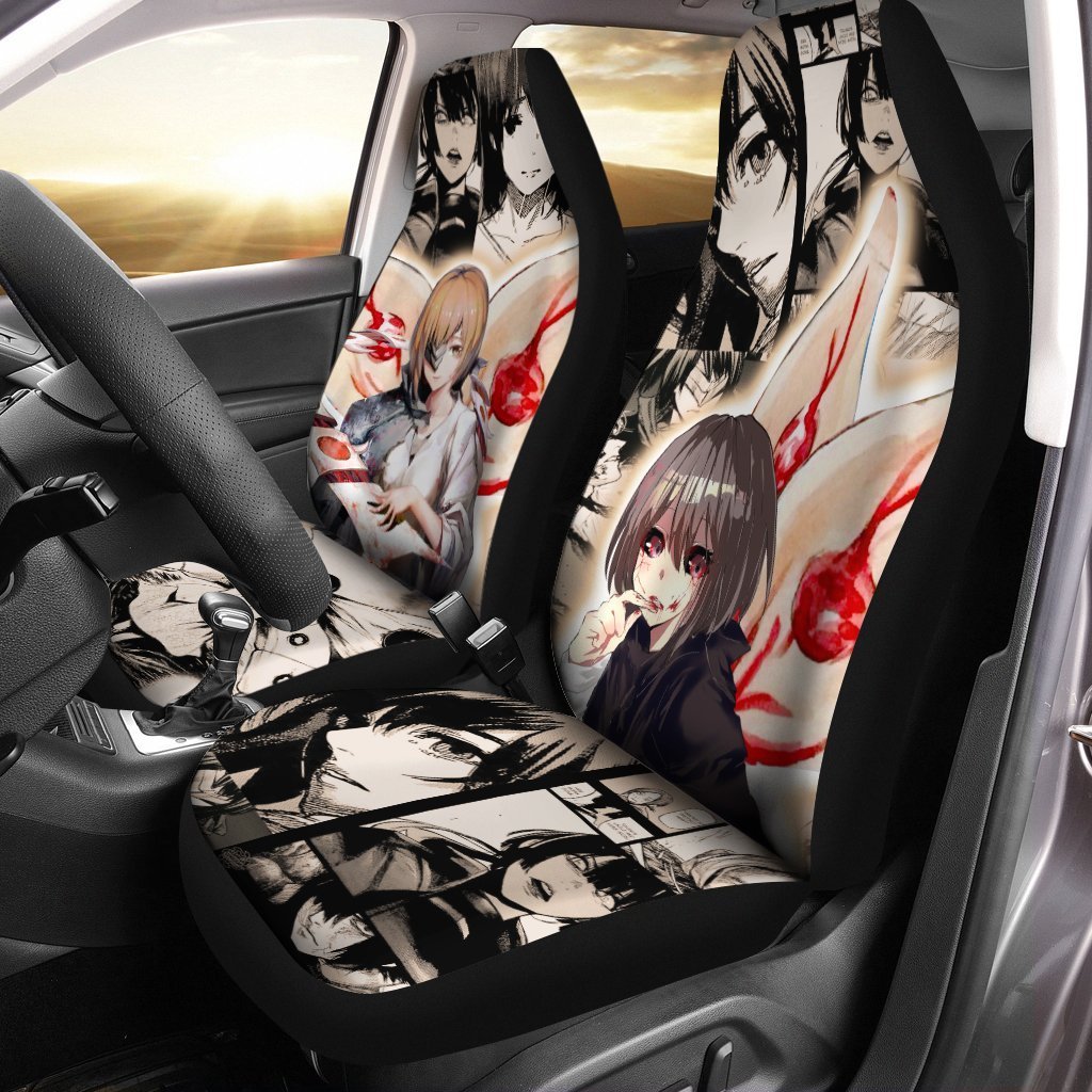 Hinami Fueguchi Car Seat Covers Set Of 2 Custom Tokyo Ghoul Anime - Gearcarcover - 1