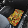 Hippie Peace Car Floor Mats Custom Vintage Hippie Aesthetic Car Accessories - Gearcarcover - 4