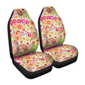 Hippie Peace Car Seat Covers Custom Flower Hippie Car Accessories - Gearcarcover - 3