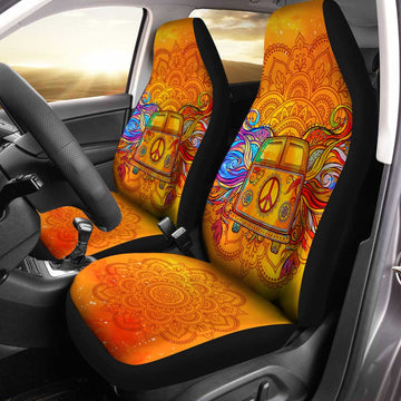 Hippie Van Car Seat Covers Custom Car Accessories - Gearcarcover - 1