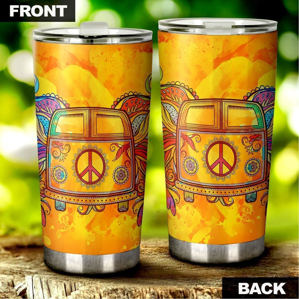 Hippie Van Tumbler Cup Custom Car Accessories - Gearcarcover - 4