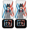 Hiro Code 016 Car Floor Mats Custom Anime Darling In The Franxx Car Accessories - Gearcarcover - 1