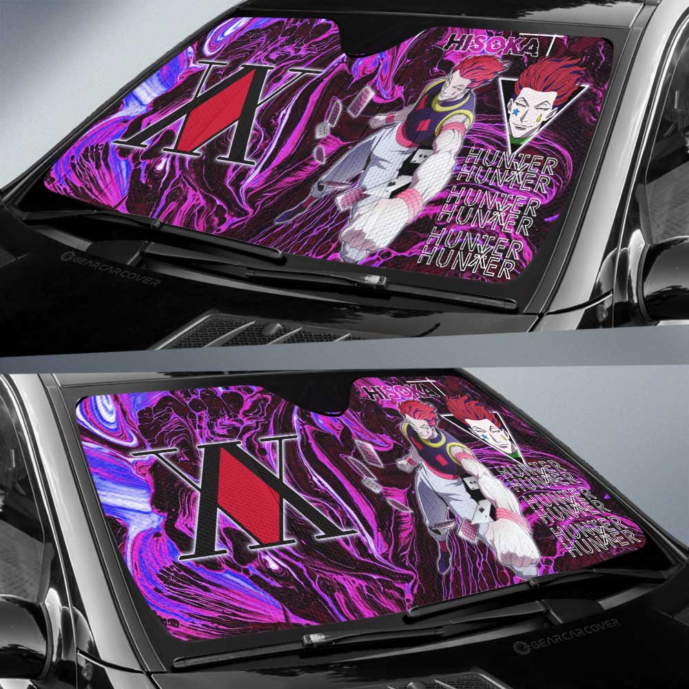 Hisoka Car Sunshade Custom Hunter x Hunter Anime Car Accessories - Gearcarcover - 3