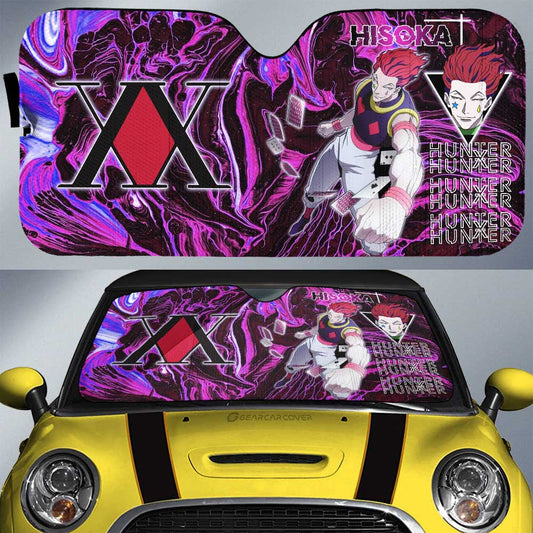 Hisoka Car Sunshade Custom Hunter x Hunter Anime Car Accessories - Gearcarcover - 1