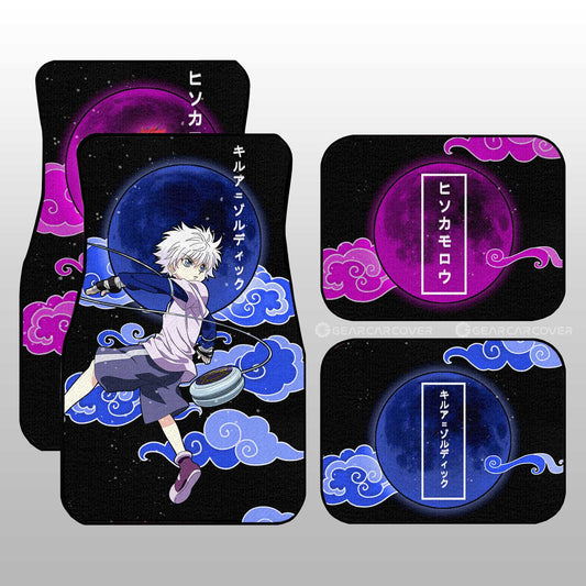 Hisoka Morow And Killua Zoldyck Car Floor Mats Custom Hunter x Hunter Anime Car Accessories - Gearcarcover - 2