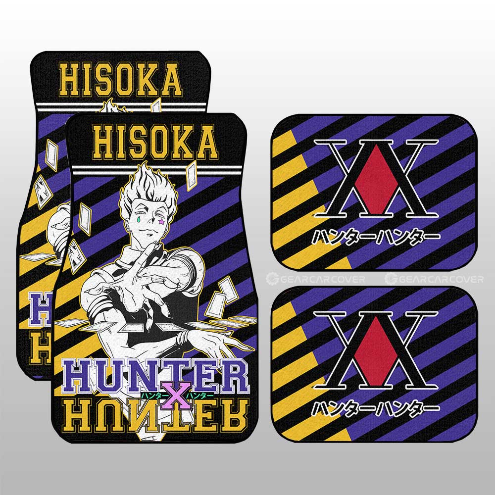 Hisoka Morow Car Floor Mats Custom Hunter x Hunter Anime Car Accessories - Gearcarcover - 3