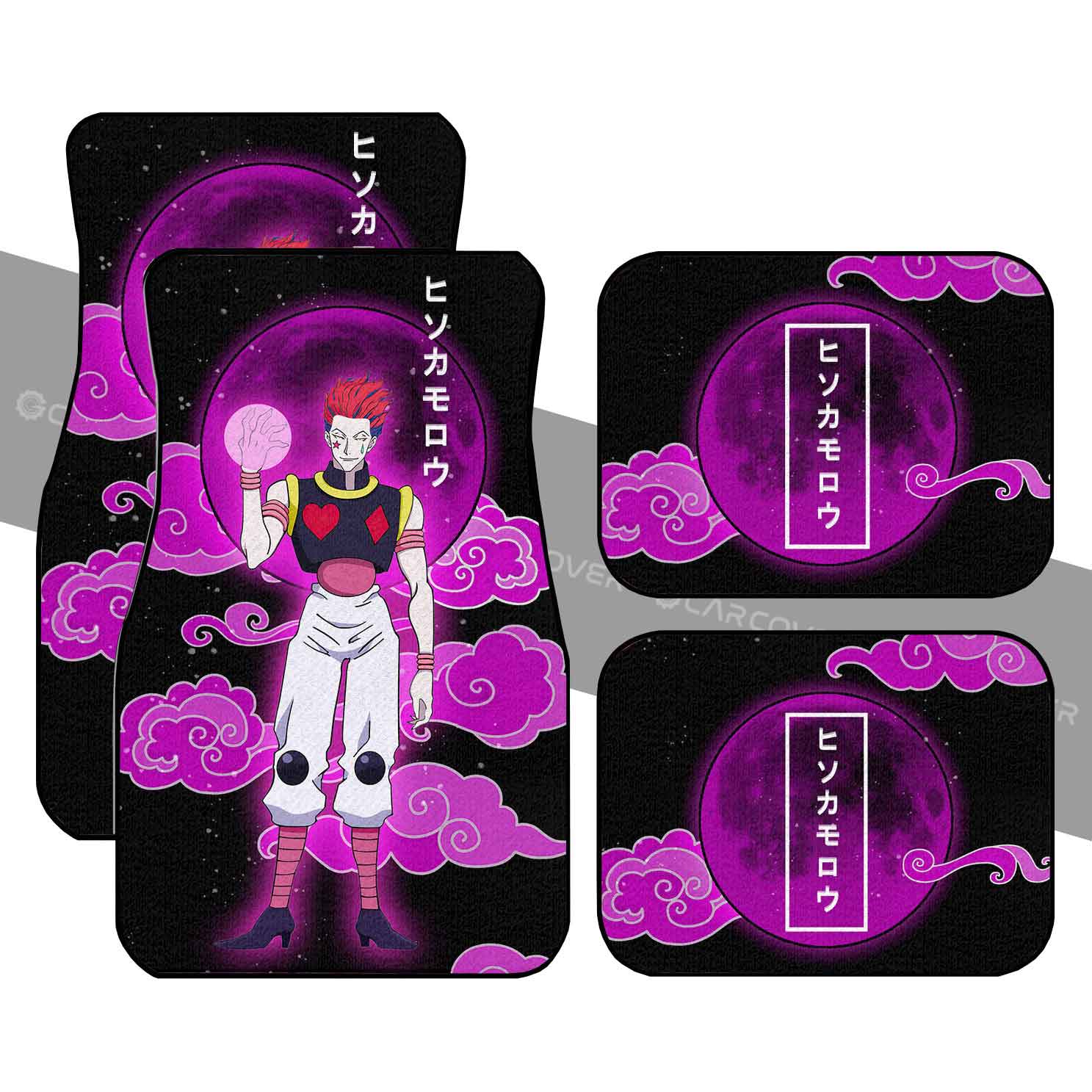 Hisoka Morow Car Floor Mats Custom Hunter x Hunter Anime Car Accessories - Gearcarcover - 1