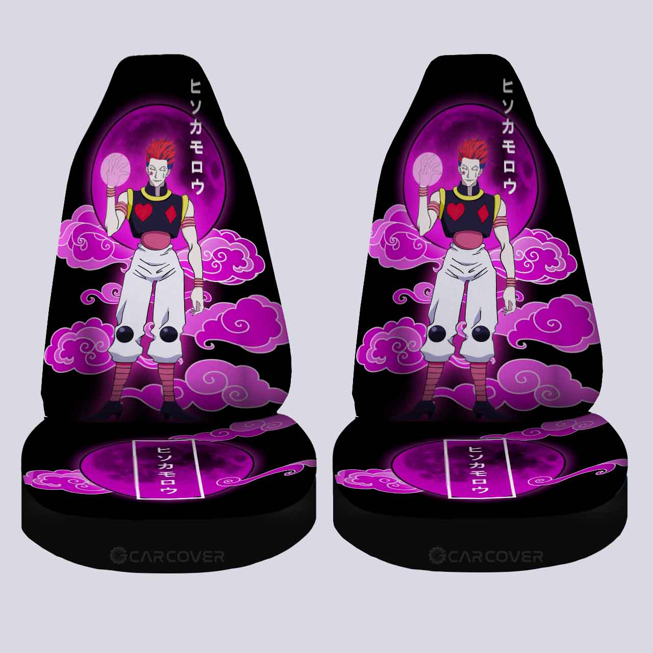 Hisoka Morow Car Seat Covers Custom Hunter x Hunter Anime Car Accessories - Gearcarcover - 4