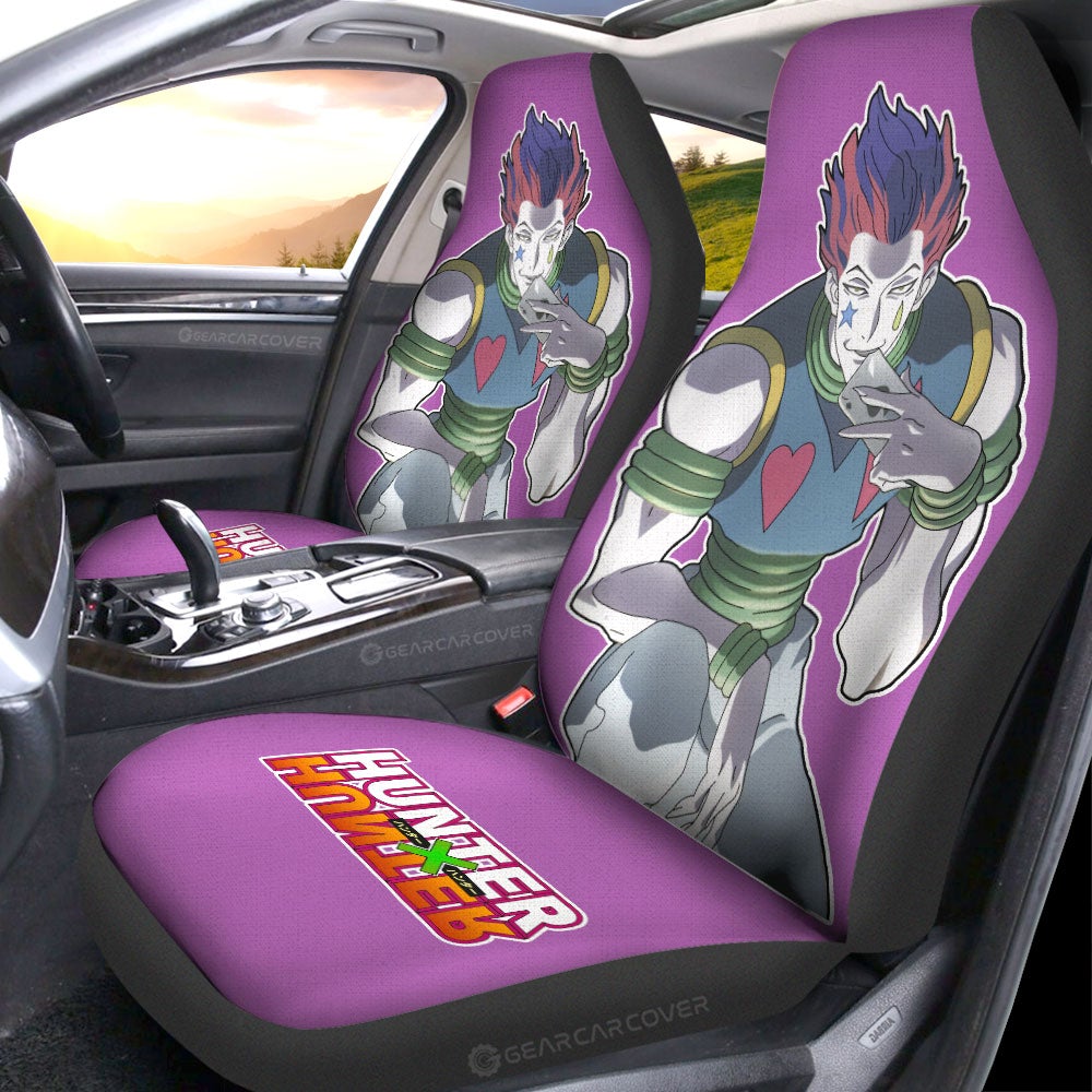 Hisoka Morow Car Seat Covers Custom Main Character Hunter x Hunter Ani
