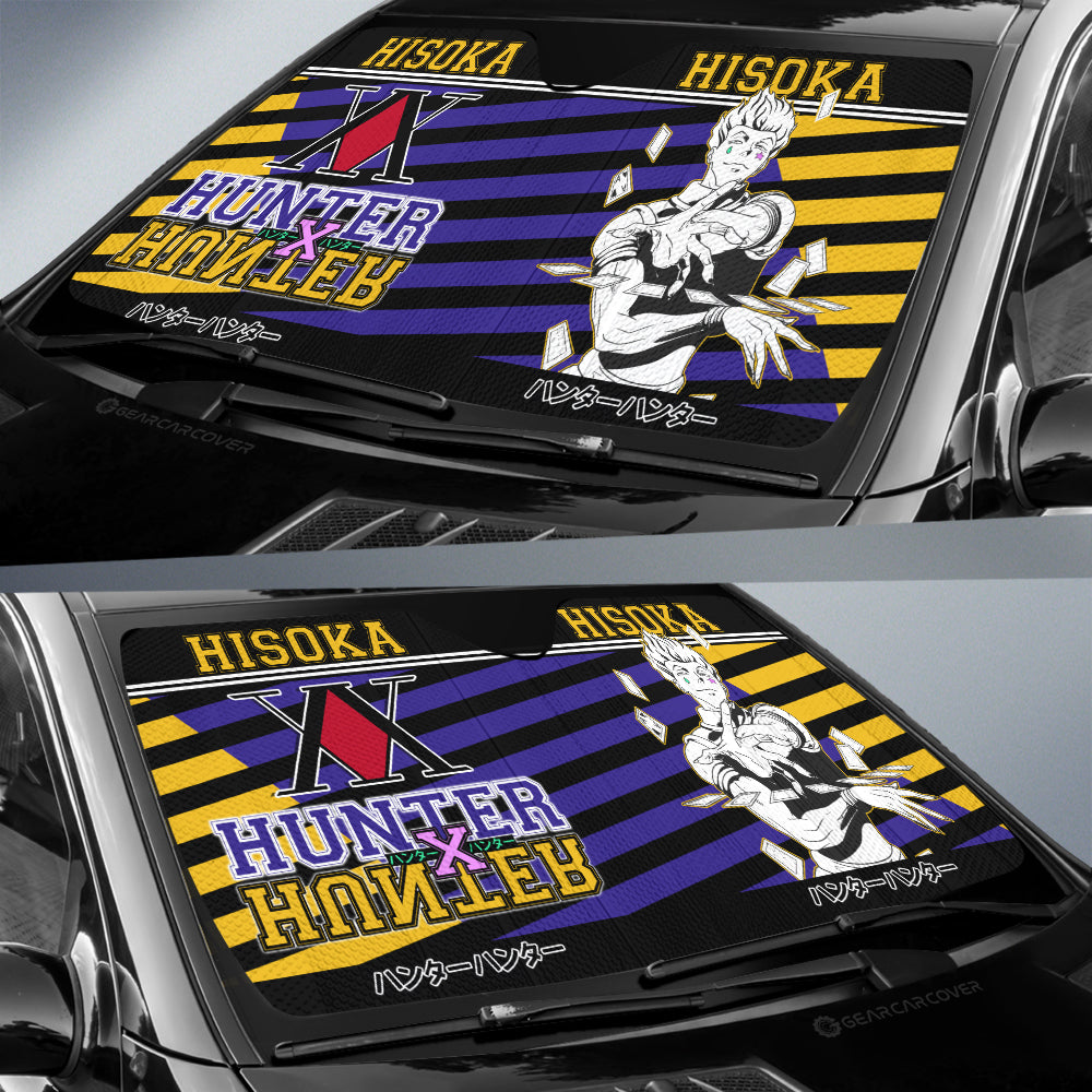Hisoka Morow Car Sunshade Custom Hunter x Hunter Anime Car Interior Accessories - Gearcarcover - 3