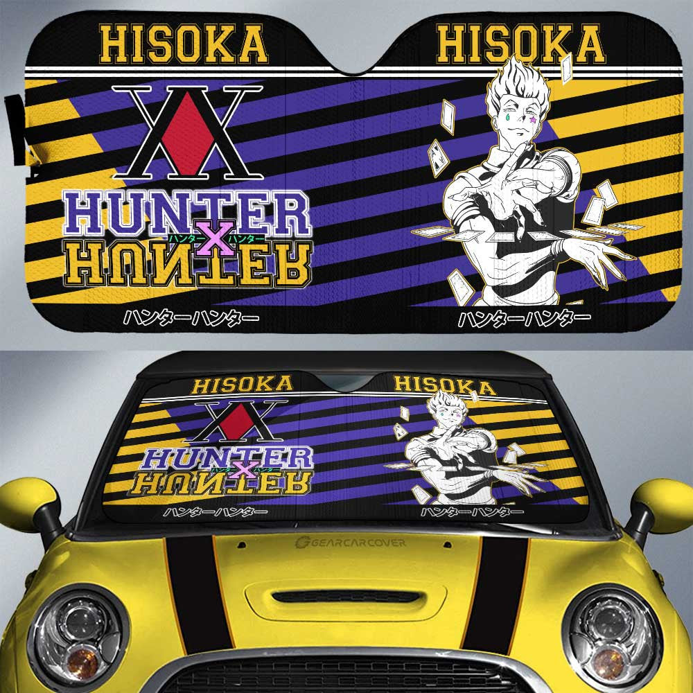 Hisoka Morow Car Sunshade Custom Hunter x Hunter Anime Car Interior Accessories - Gearcarcover - 1