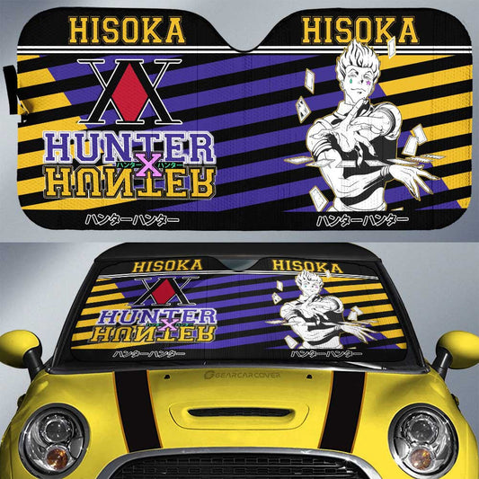 Hisoka Morow Car Sunshade Custom Hunter x Hunter Anime Car Interior Accessories - Gearcarcover - 1