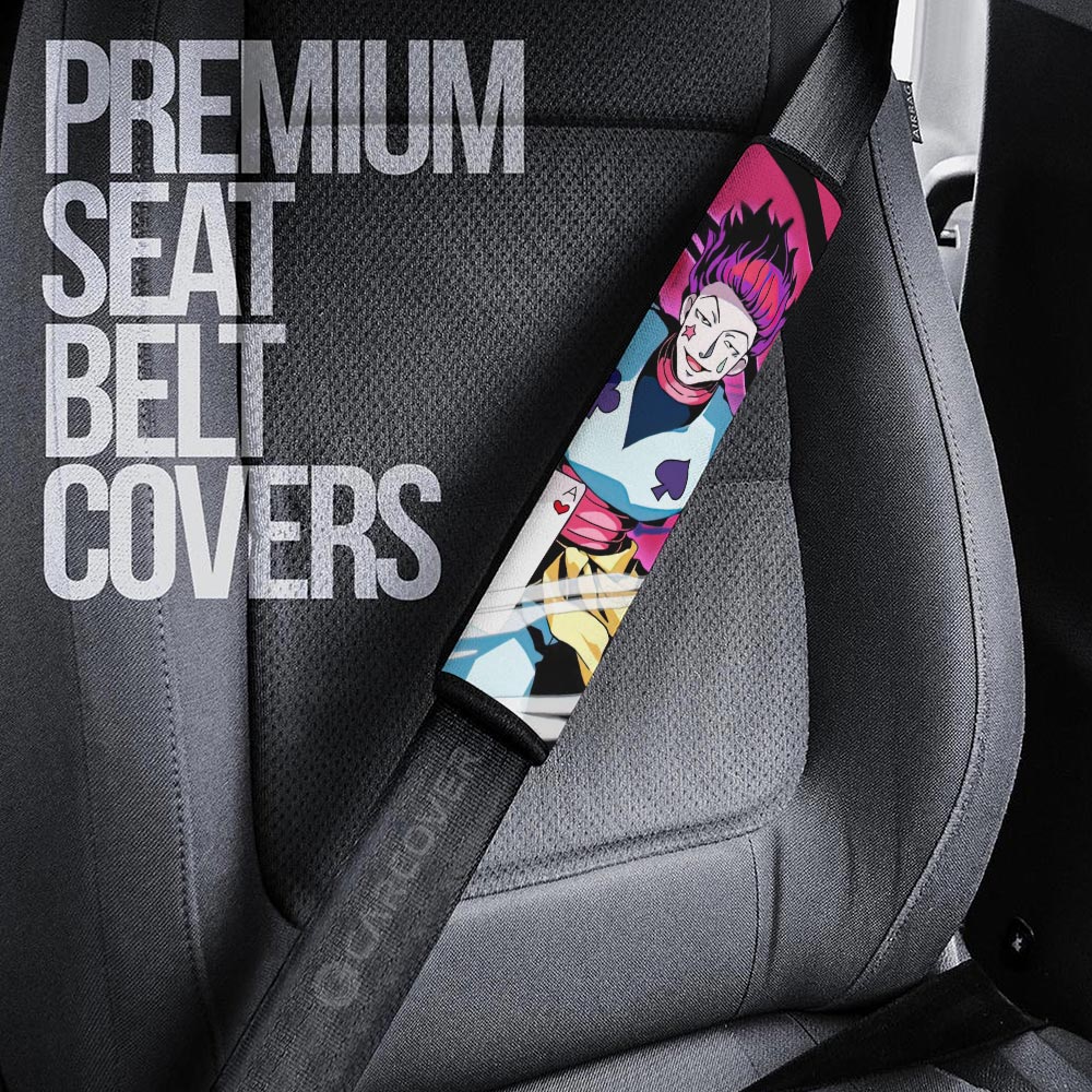 Hisoka Morow Seat Belt Covers Custom Hunter x Hunter Anime Car Accessories - Gearcarcover - 2