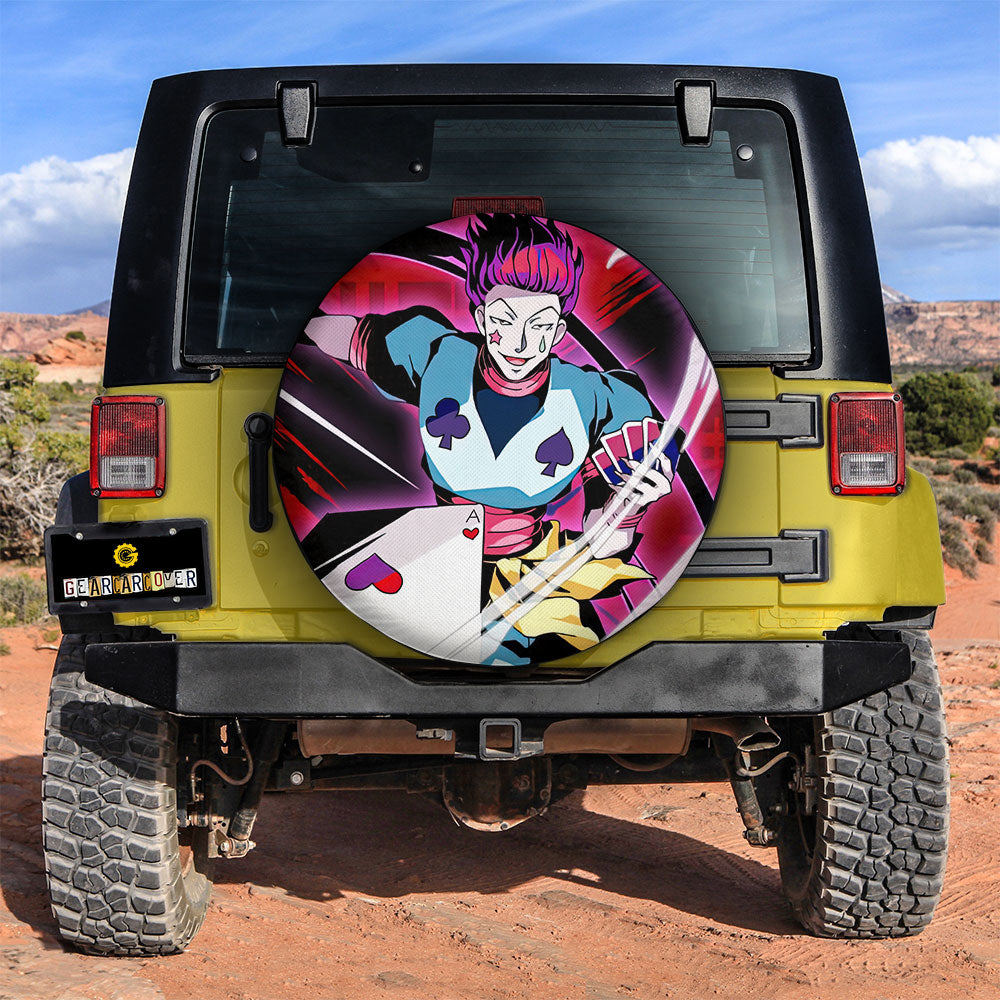 Hisoka Morow Spare Tire Covers Custom Hunter x Hunter Anime Car Accessories - Gearcarcover - 3