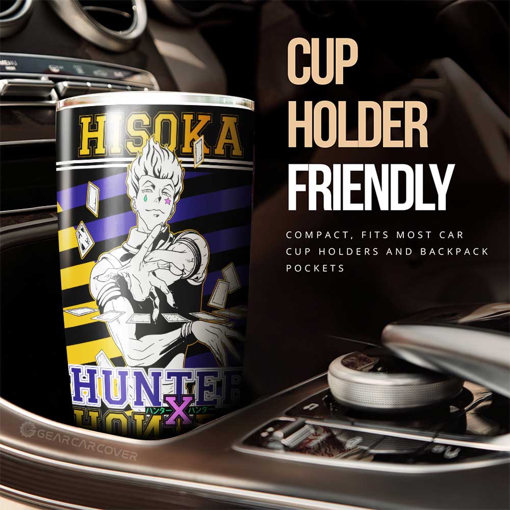Hisoka Morow Tumbler Cup Custom Hunter x Hunter Anime Car Interior Accessories - Gearcarcover - 2