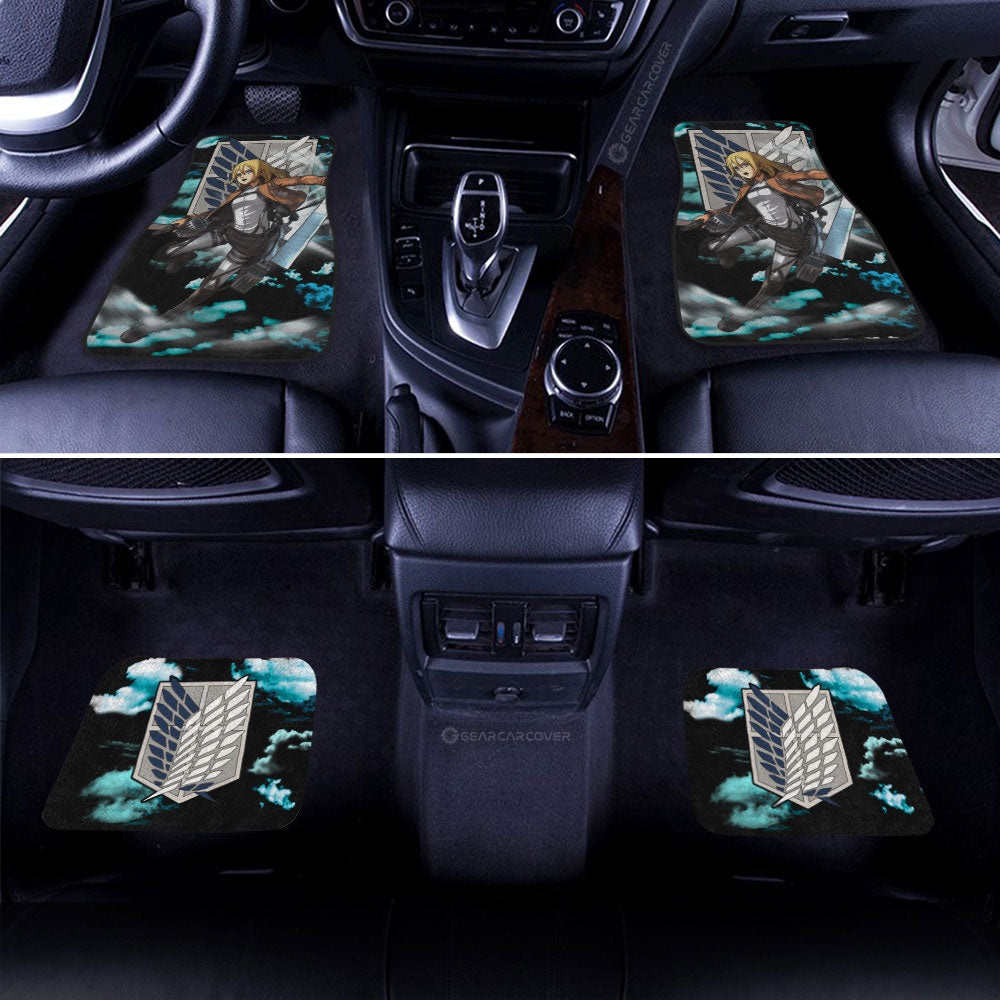 Historia Reiss Car Floor Mats Custom Attack On Titan Anime Car Accessories - Gearcarcover - 2