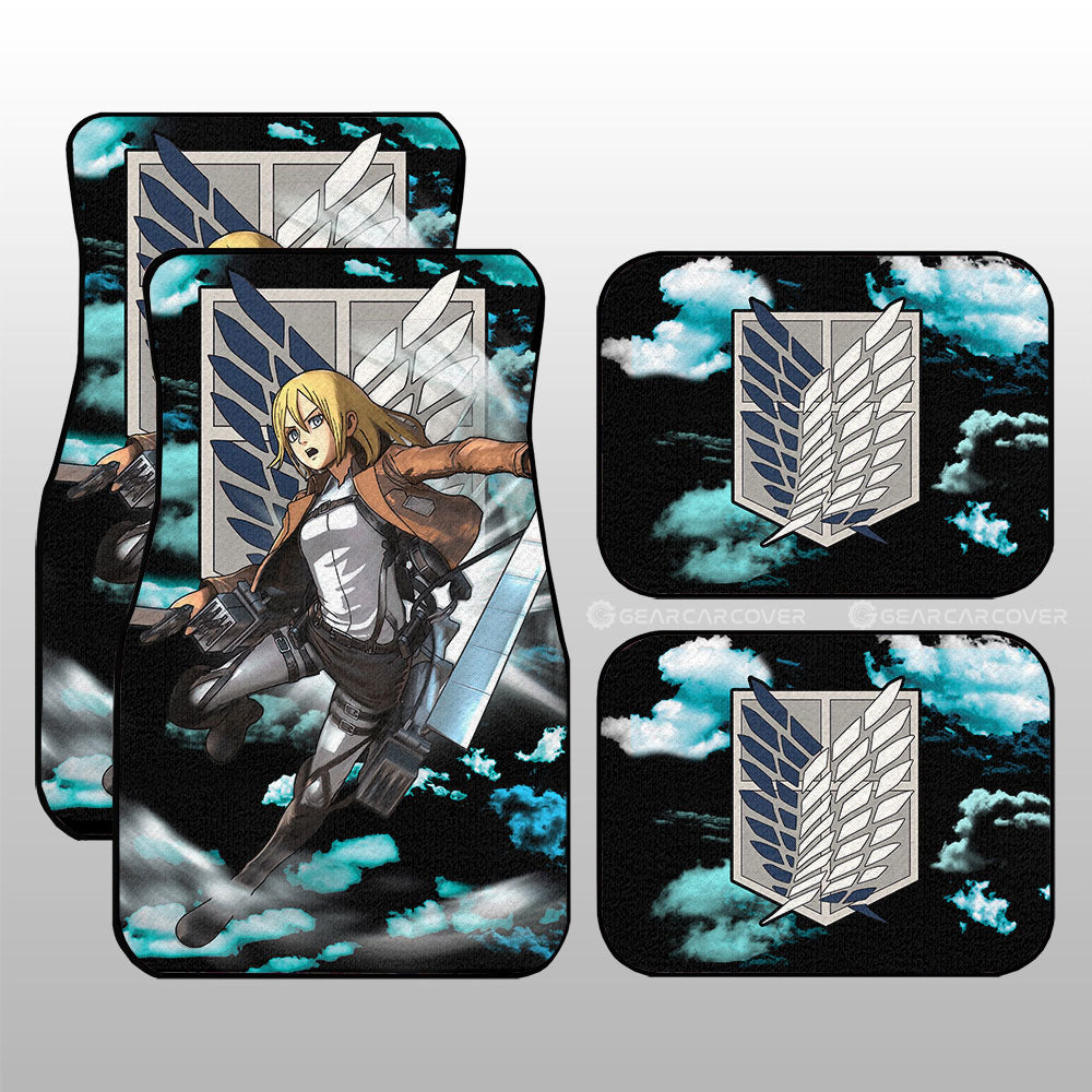 Historia Reiss Car Floor Mats Custom Attack On Titan Anime Car Accessories - Gearcarcover - 3