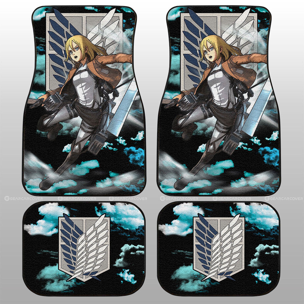 Historia Reiss Car Floor Mats Custom Attack On Titan Anime Car Accessories - Gearcarcover - 1