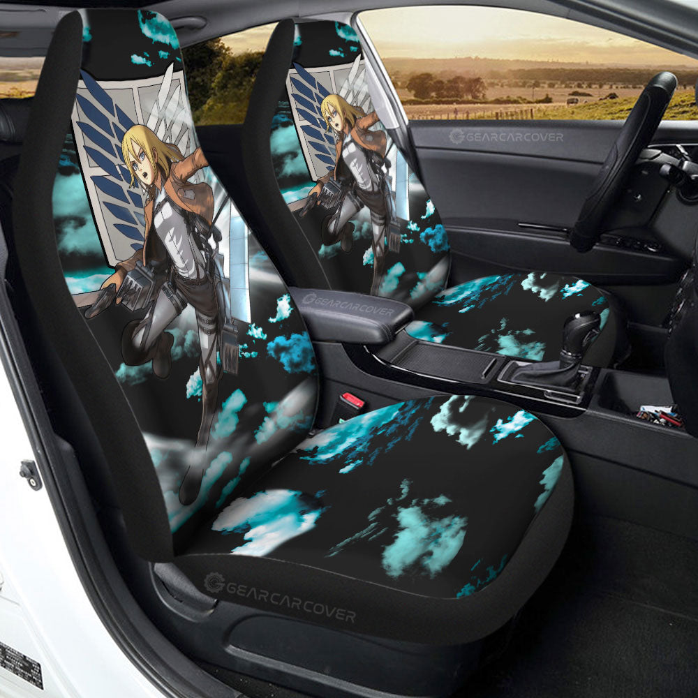 Historia Reiss Car Seat Covers Custom Attack On Titan Anime Car Accessories - Gearcarcover - 3