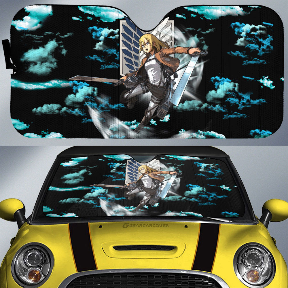 Historia Reiss Car Sunshade Custom Attack On Titan Anime Car Interior Accessories - Gearcarcover - 1