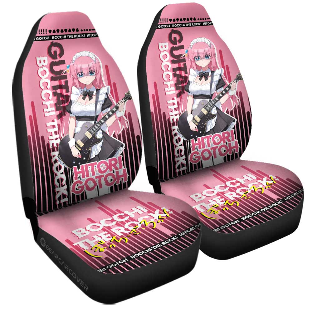 Hitori Gotoh Car Seat Covers Custom Bocchi the Rock! Anime Car Accessories - Gearcarcover - 3