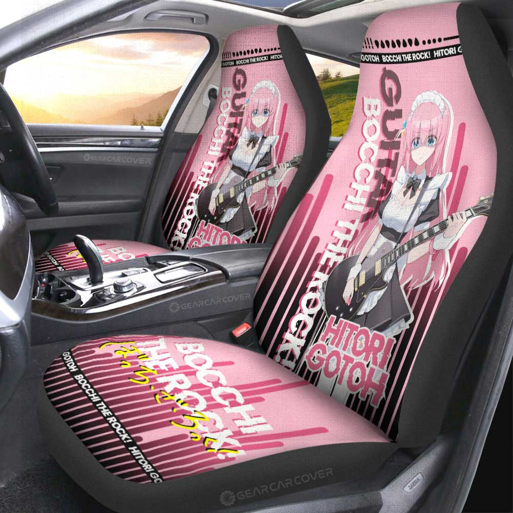 Hitori Gotoh Car Seat Covers Custom Bocchi the Rock! Anime Car Accessories - Gearcarcover - 1