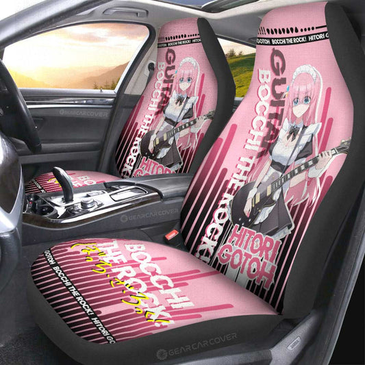 Hitori Gotoh Car Seat Covers Custom Bocchi the Rock! Anime Car Accessories - Gearcarcover - 1