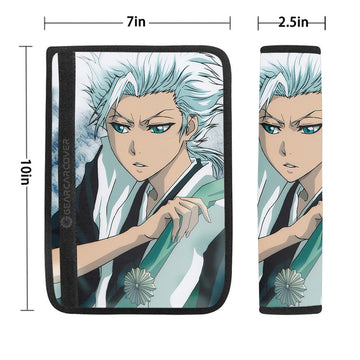 Hitsugaya Toushirou Seat Belt Covers Custom Bleach Anime Car Accessories - Gearcarcover - 1