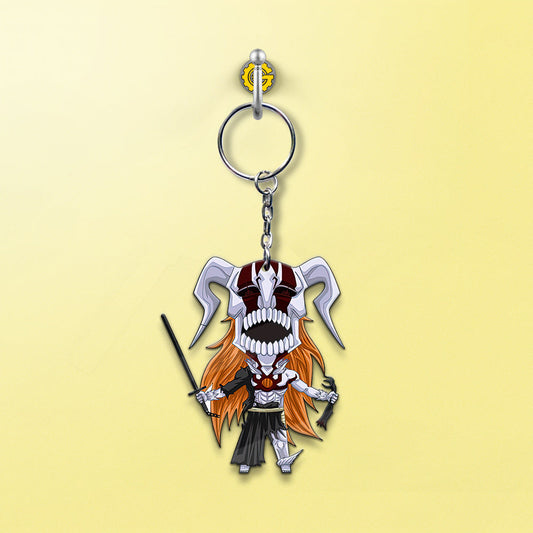 Hollow Ichigo Keychain Custom Bleach Anime Car Accessories - Gearcarcover - 2