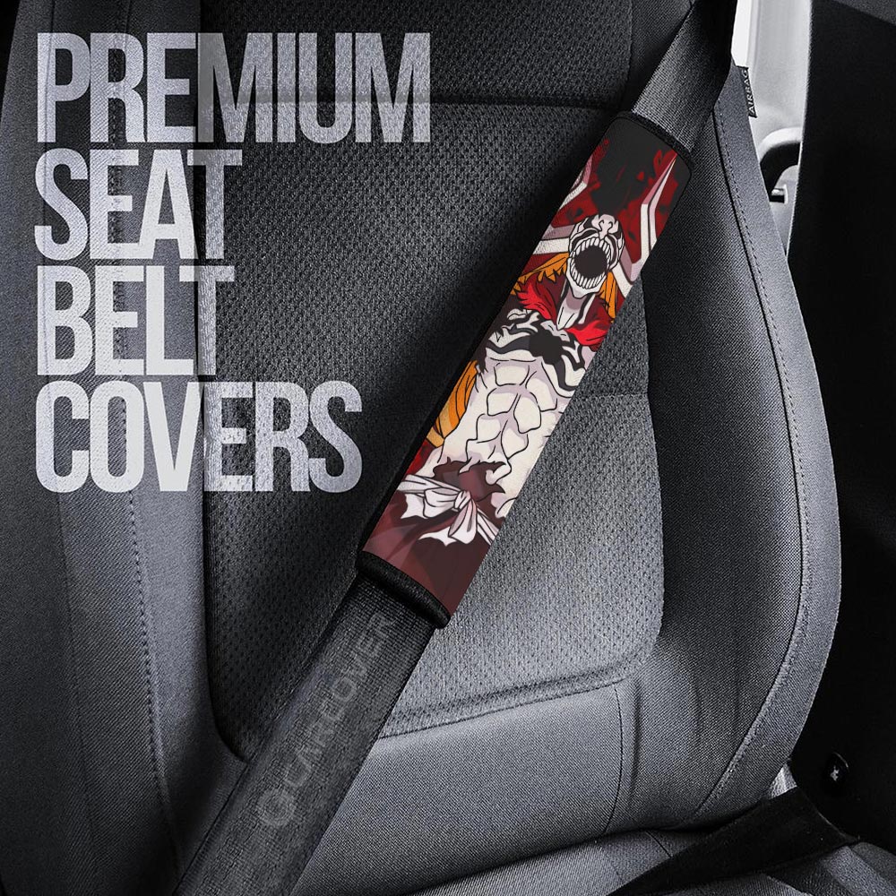 Hollow Ichigo Seat Belt Covers Custom Bleach Anime Car Accessories - Gearcarcover - 2