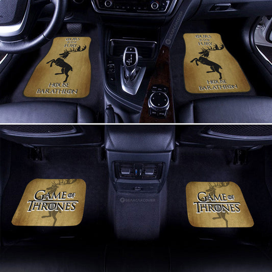 House Baratheon Car Floor Mats Custom Game Of Throne - Gearcarcover - 2