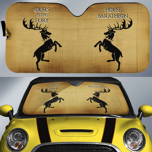 House Baratheon Car Sunshade Custom Game Of Throne House - Gearcarcover - 1