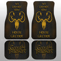 House Greyjoy Car Floor Mats Custom Game Of Throne - Gearcarcover - 1
