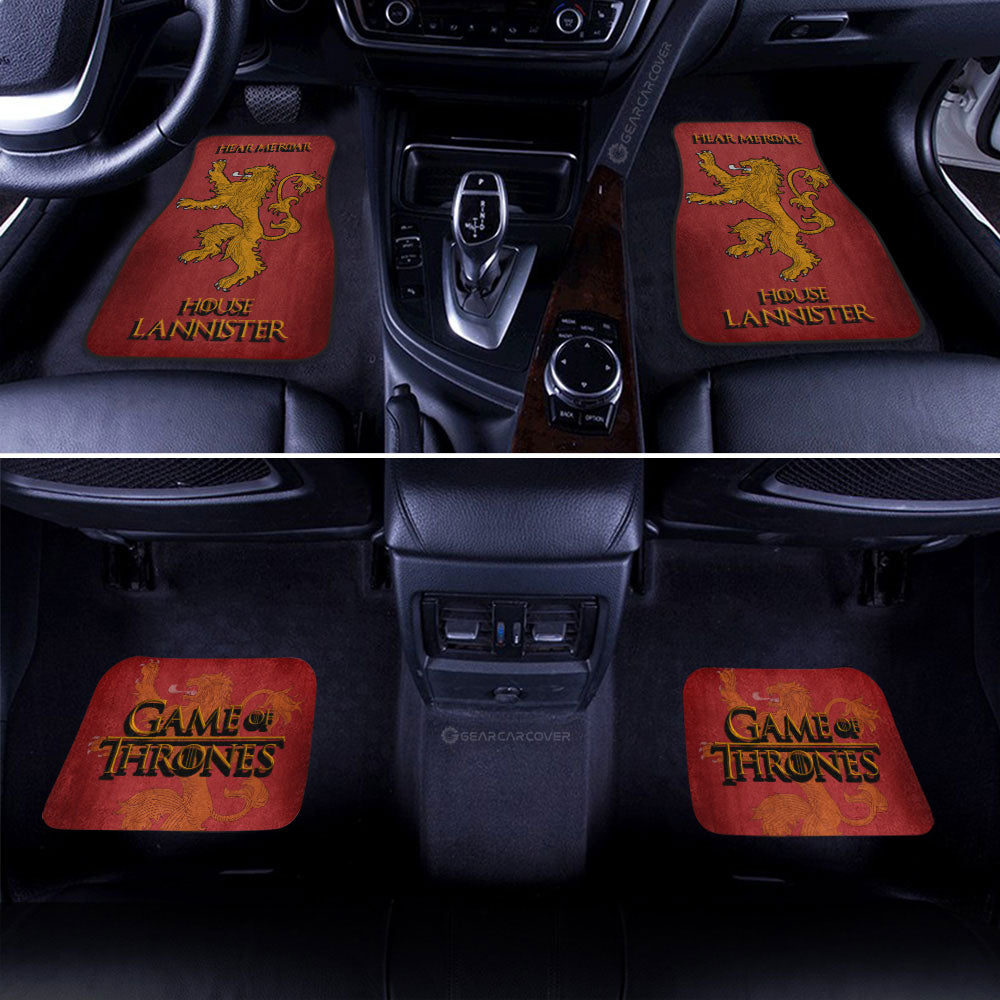 House Lannister Car Floor Mats Custom Game Of Throne - Gearcarcover - 2