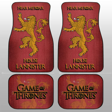 House Lannister Car Floor Mats Custom Game Of Throne - Gearcarcover - 1