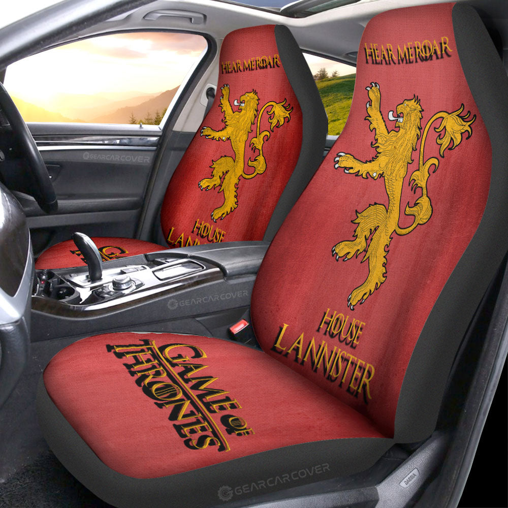 House Lannister Car Seat Covers Custom Game Of Throne - Gearcarcover - 2