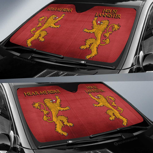 House Lannister Car Sunshade Custom Game Of Throne - Gearcarcover - 2