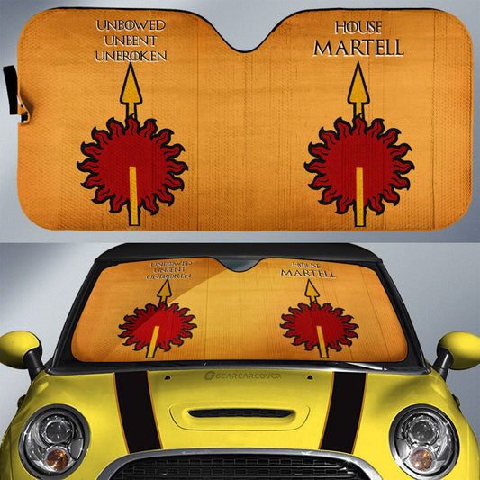 House Martell Car Sunshade Custom Game Of Throne House - Gearcarcover - 1