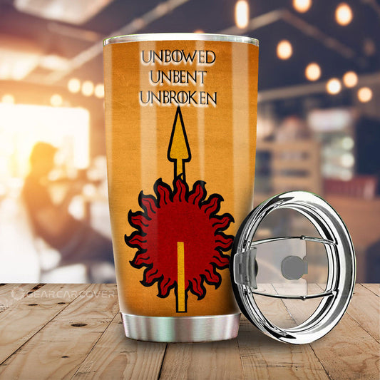 House Martell Tumbler Cup Custom Game Of Throne House - Gearcarcover - 1