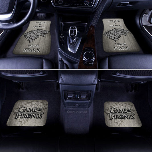 House Stark Car Floor Mats Custom Game Of Throne - Gearcarcover - 2