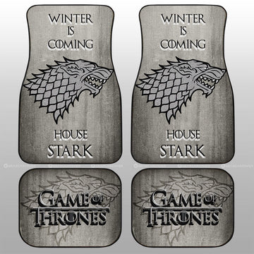 House Stark Car Floor Mats Custom Game Of Throne - Gearcarcover - 1