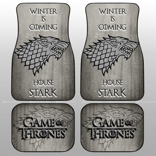 House Stark Car Floor Mats Custom Game Of Throne - Gearcarcover - 1