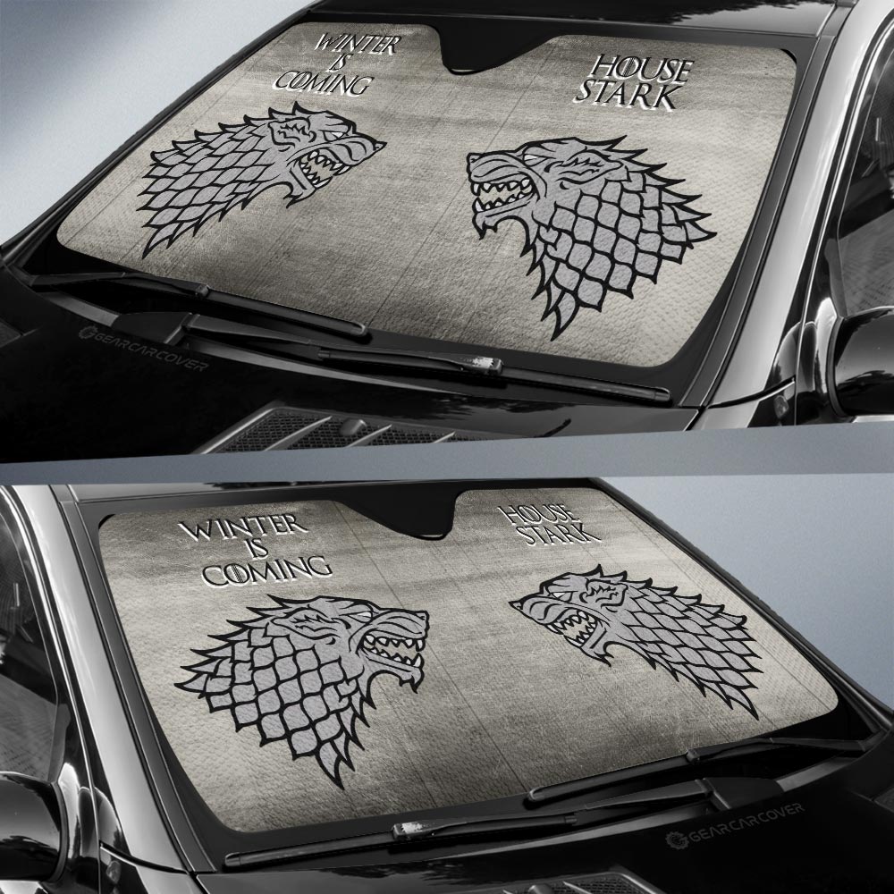 House Stark Car Sunshade Custom Game Of Throne - Gearcarcover - 2