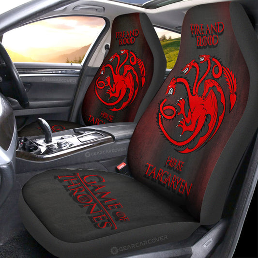 House Targaryen Car Seat Covers Custom Game Of Throne - Gearcarcover - 2