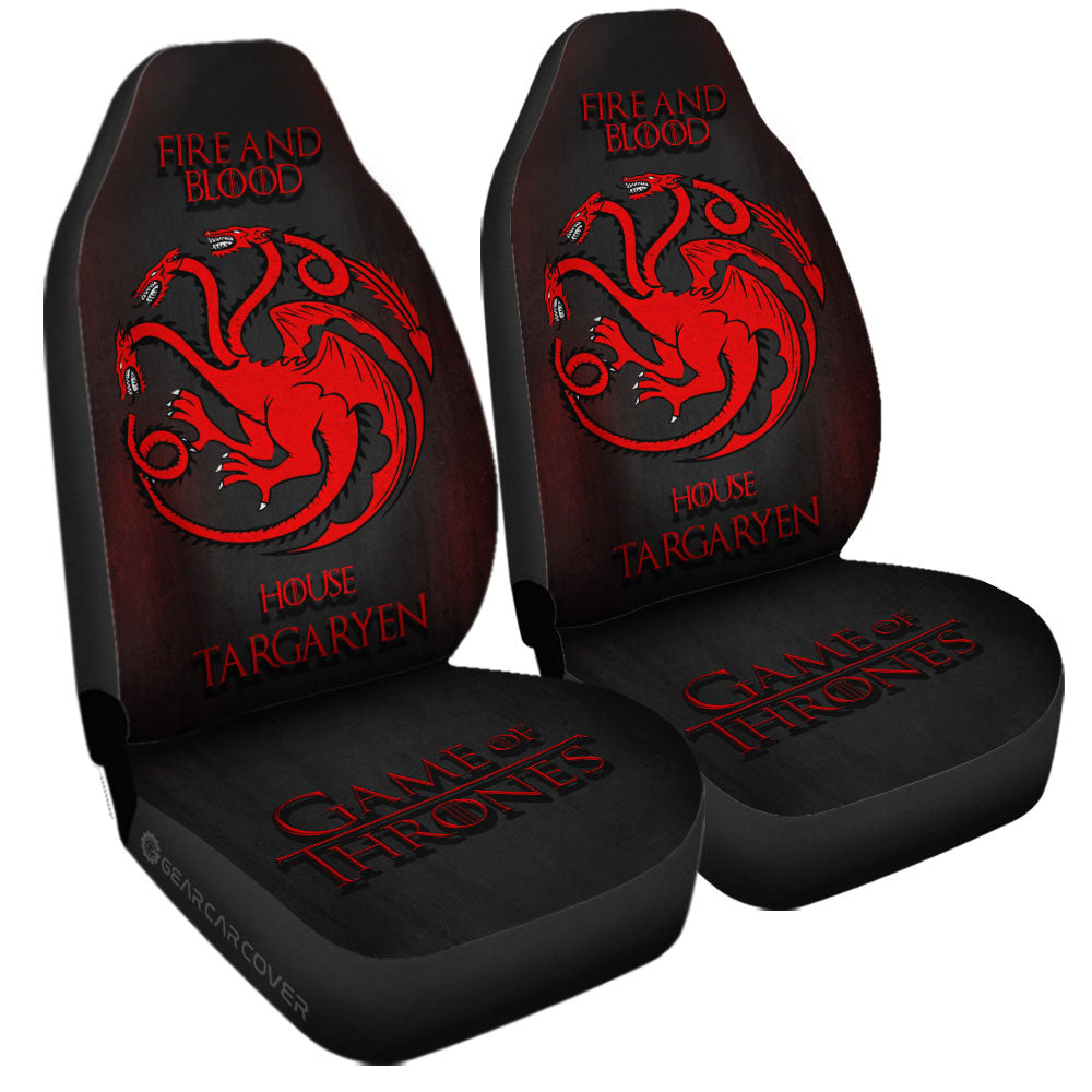 House Targaryen Car Seat Covers Custom Game Of Throne - Gearcarcover - 3
